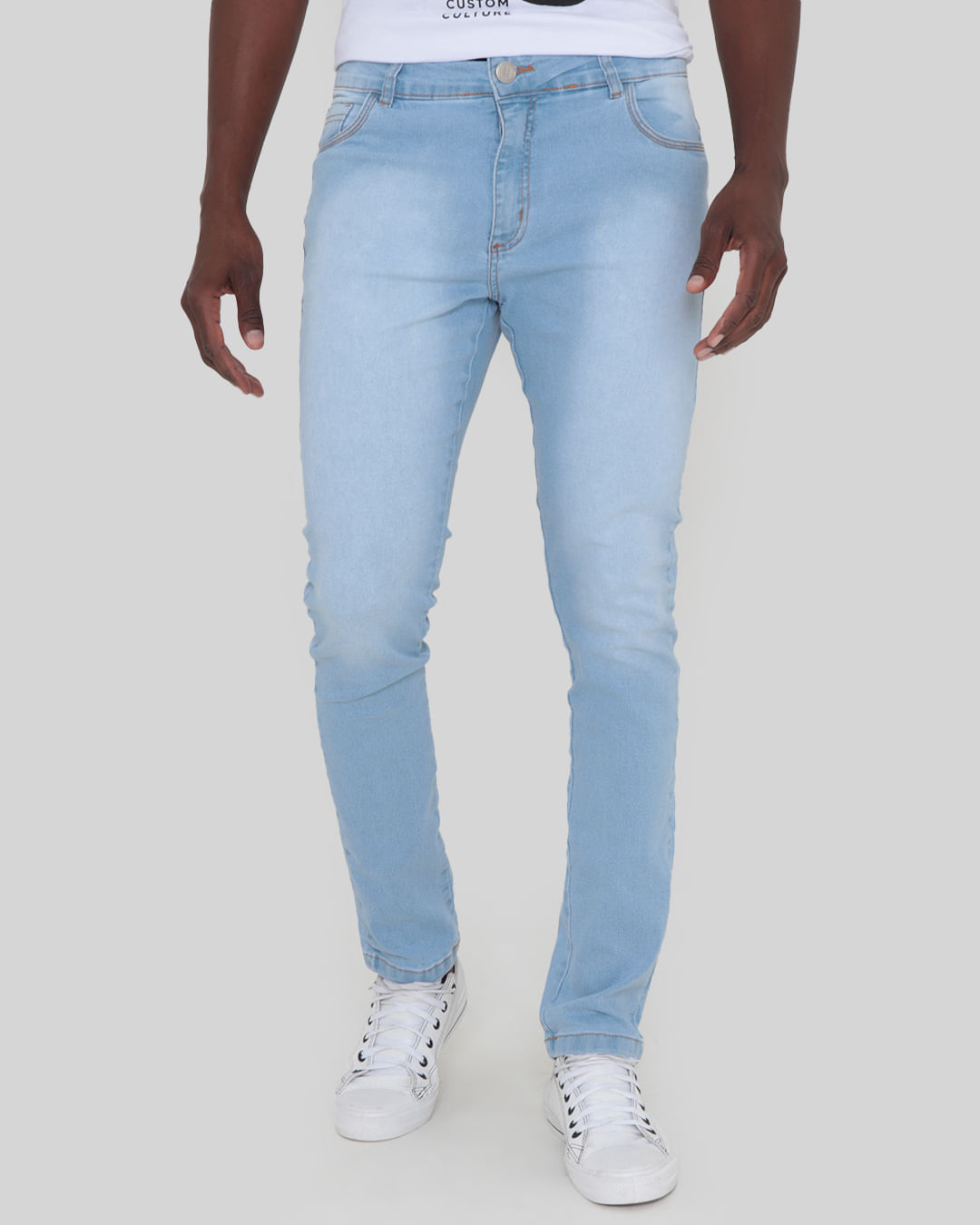 Calca-Jeans-Masculina-Reta-Elastano-Azul-Claro
