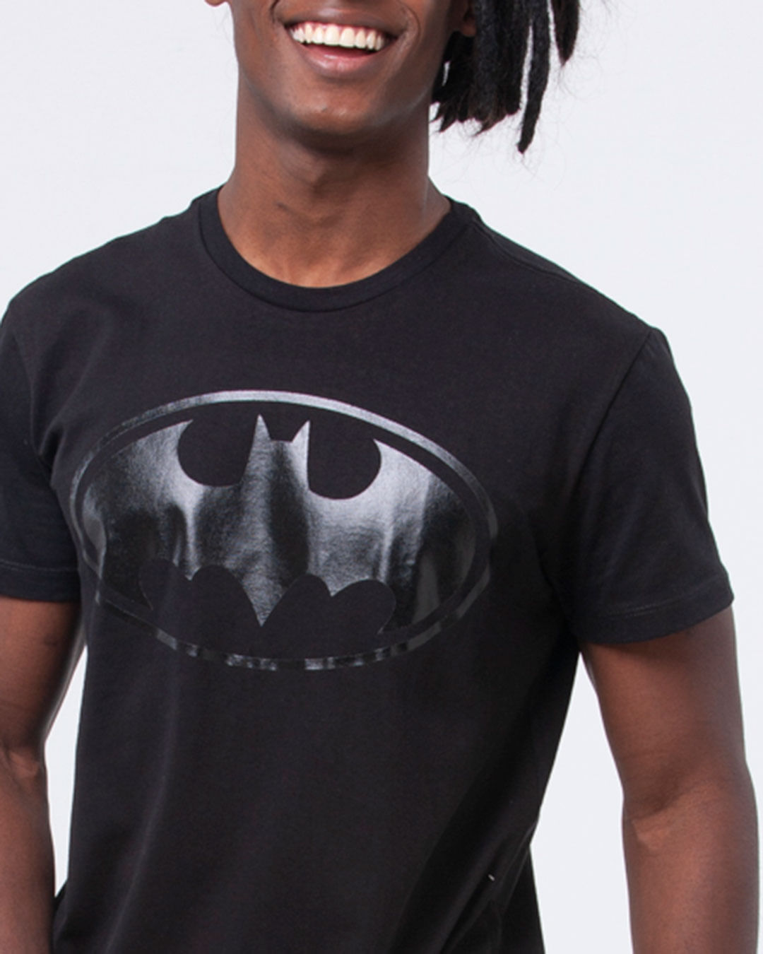 Camiseta-Masculina-Batman-Dc-Comics-Brilho-Preto