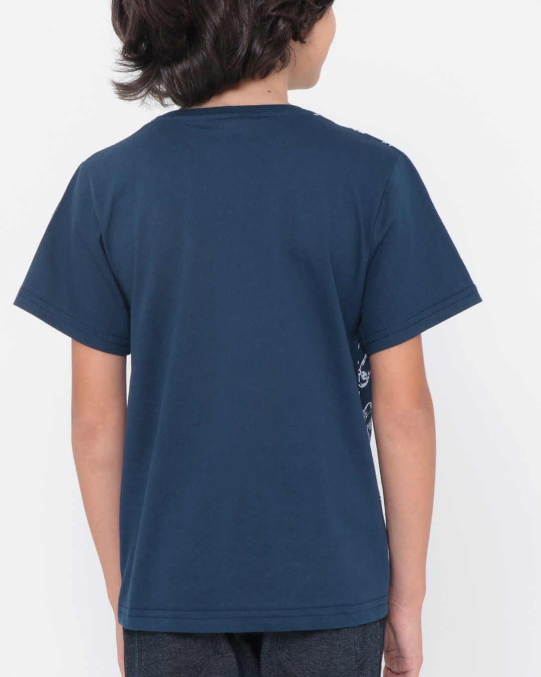 Camiseta-Infantil-Manga-Curta-Bolso-Estampa-Azul