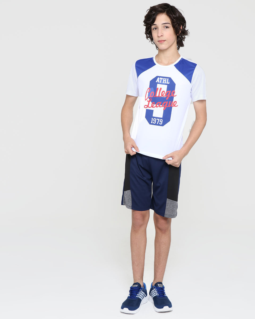 Camiseta-Juvenil-Esportiva-College-Branca