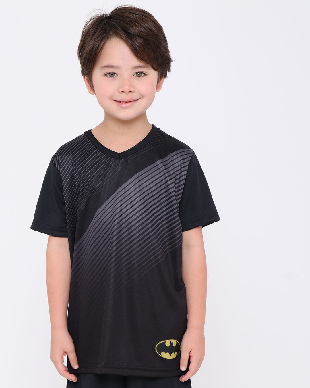 Camiseta-Infantil-Manga-Curta-Batman-Liga-Da-Justica-Preta