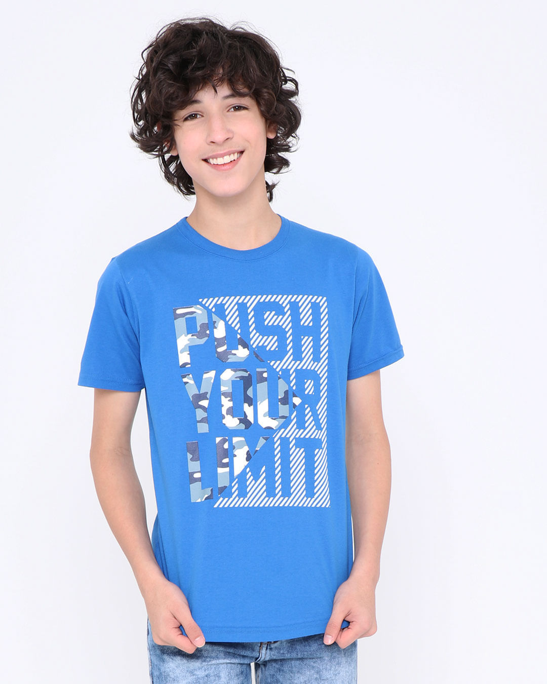 Camiseta-Juvenil-Manga-Curta-Estampa-Push-Camuflada-Azul