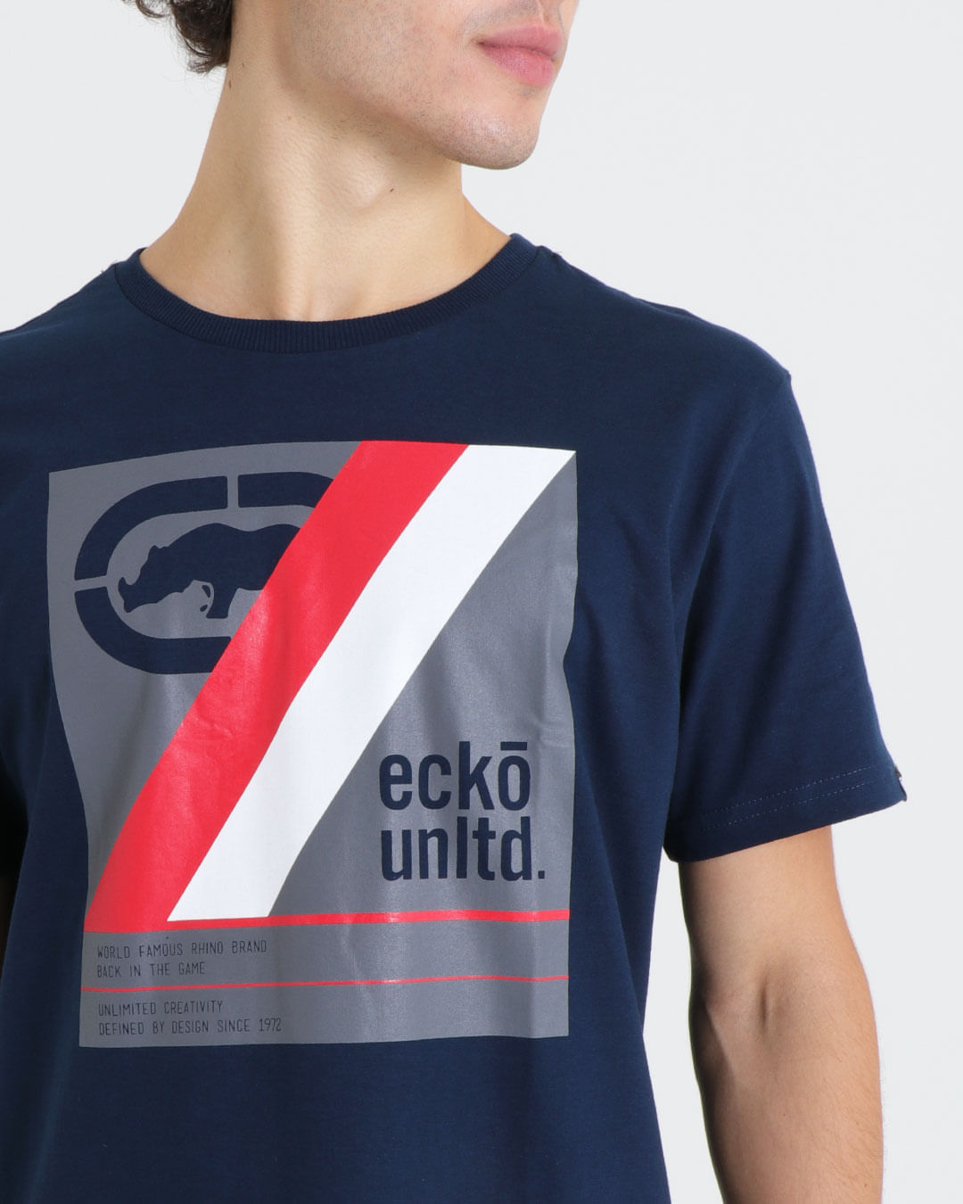 Camiseta-Masculina-Manga-Curta-Estampada-Ecko-Unlimited-Azul-Marinho