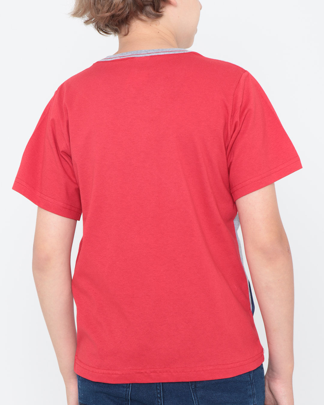 Camiseta-Juvenil-Recorte-Vermelha