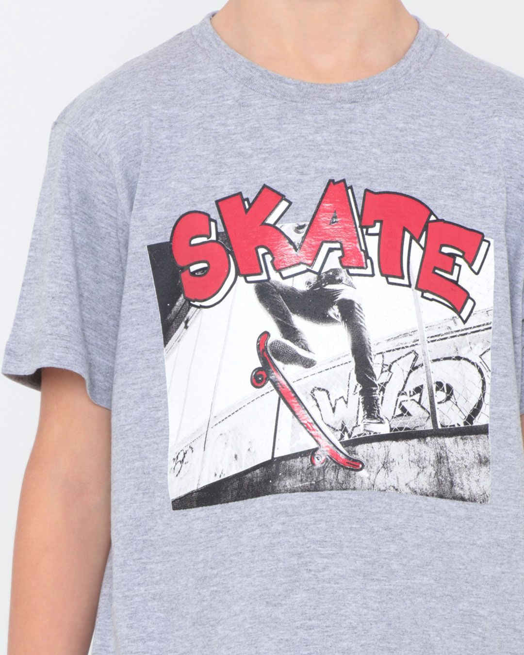 Camiseta-Infantil-Skate-Grafite-Cinza