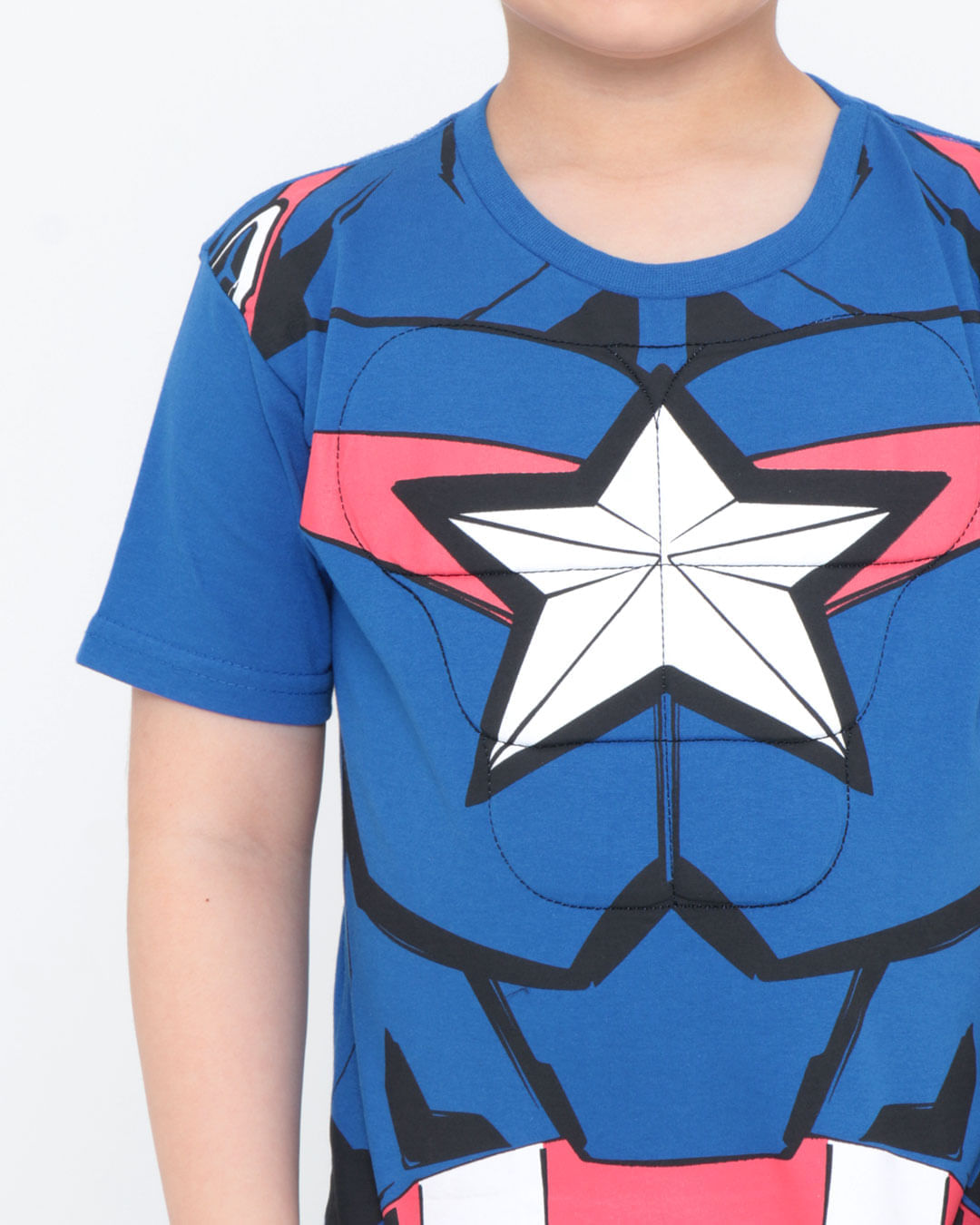 Camiseta-Infantil-Efeito-Musculos-Capitao-America-Azul