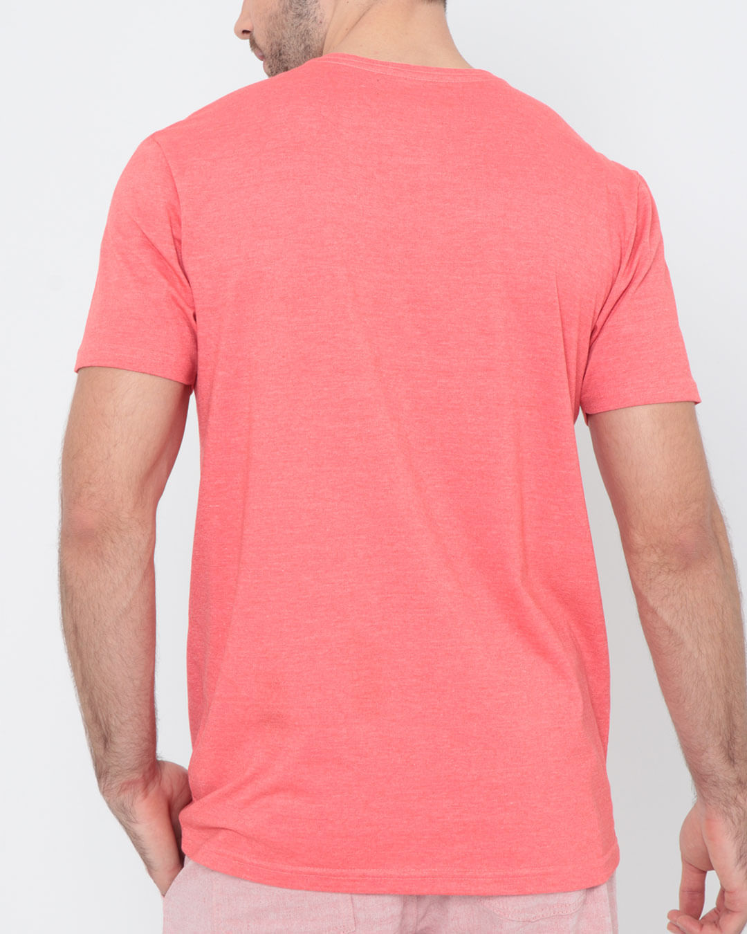 Camiseta-Manga-Curta-Estampa-Coqueiros-Coral