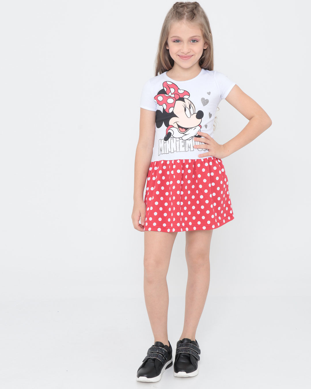 Vestido-Infantil-Minnie-Disney-Branco