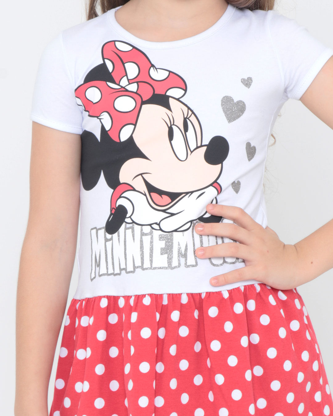 Vestido-Infantil-Minnie-Disney-Branco