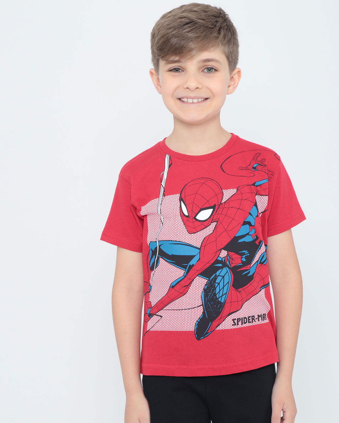 Camiseta-Infantil-Homem-Aranha-Marvel-Vermelha