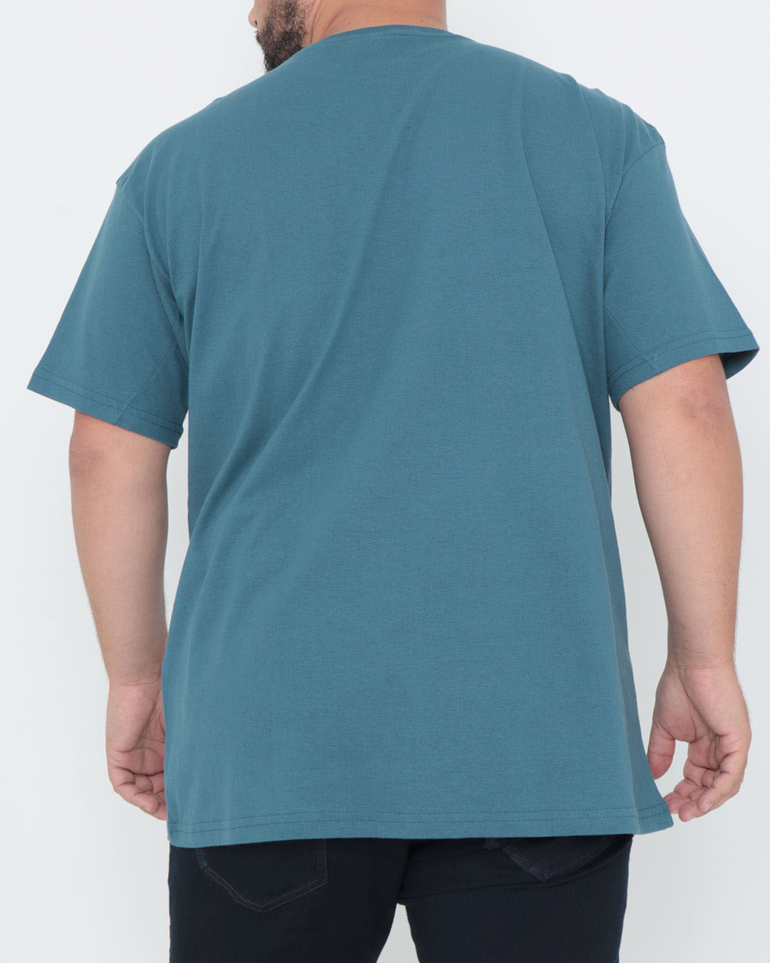 Camiseta-Plus-Size-Manga-Curta-Fatal-Azul-Petroleo