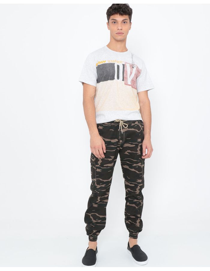 Calca-Sarja-Masculina-Camuflada-Jogger-Verde