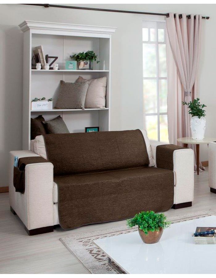 Kit-Protetor-Sofa-2-e-3-Lugares-Chenille-Marrom