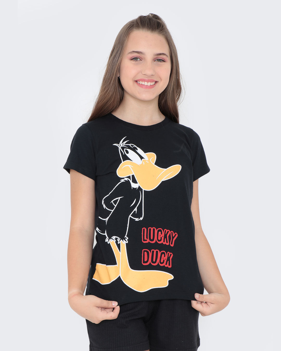 Camiseta-Juvenil-Patolino-Looney-Tunes-Preta