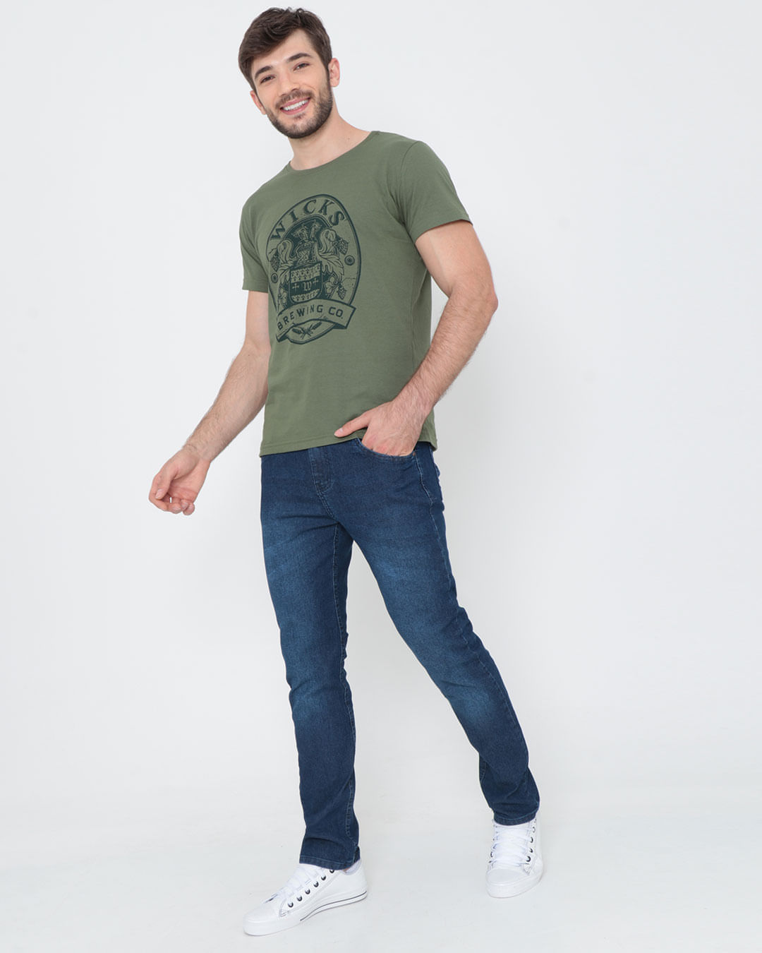 Camiseta-Estampa-Wicks-Verde-Escuro