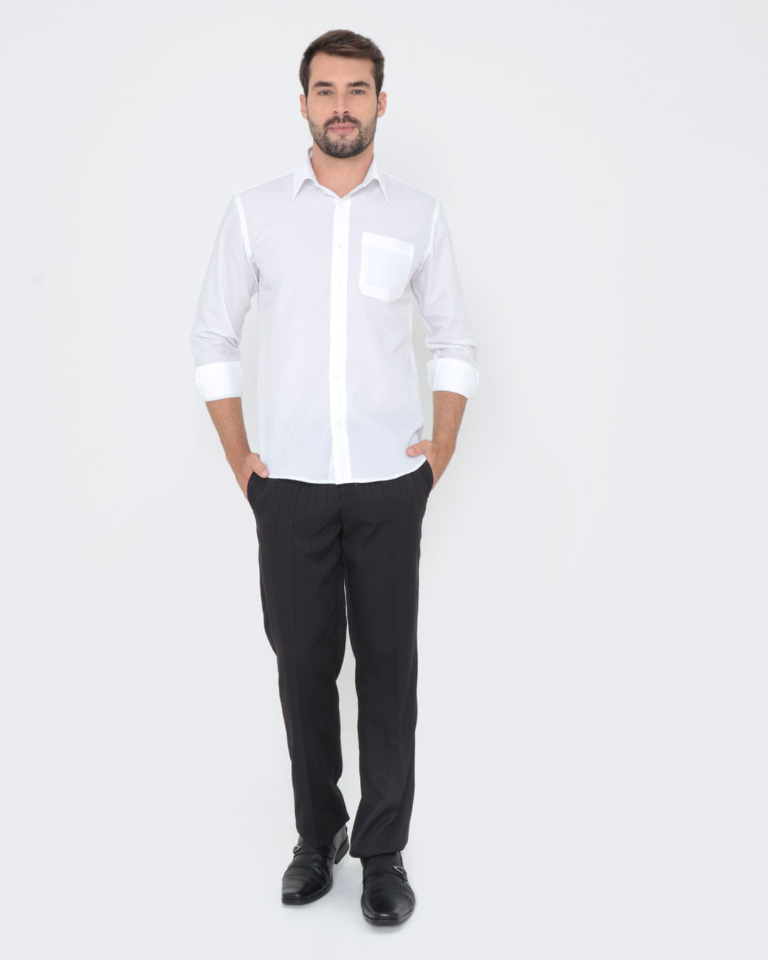 Camisa-masculina-social-manga-longa-basica-branca