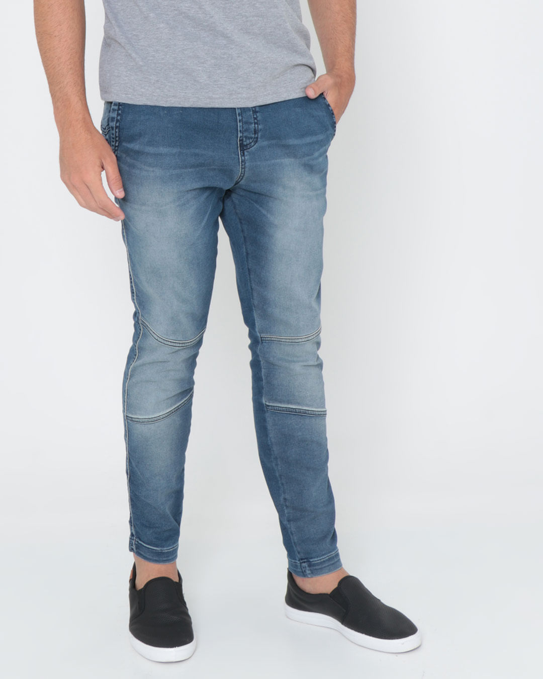 Calca-Jeans-Masculina-Skinny-Com-Cordao-Azul-Escuro