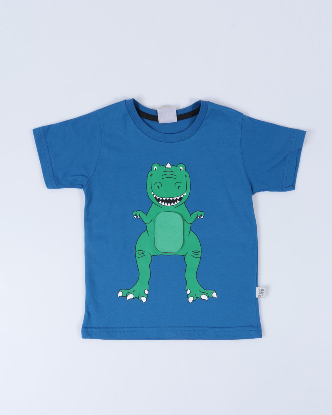 Camiseta-Bebe-Estampa-Dino-Chomp-Azul-Medio