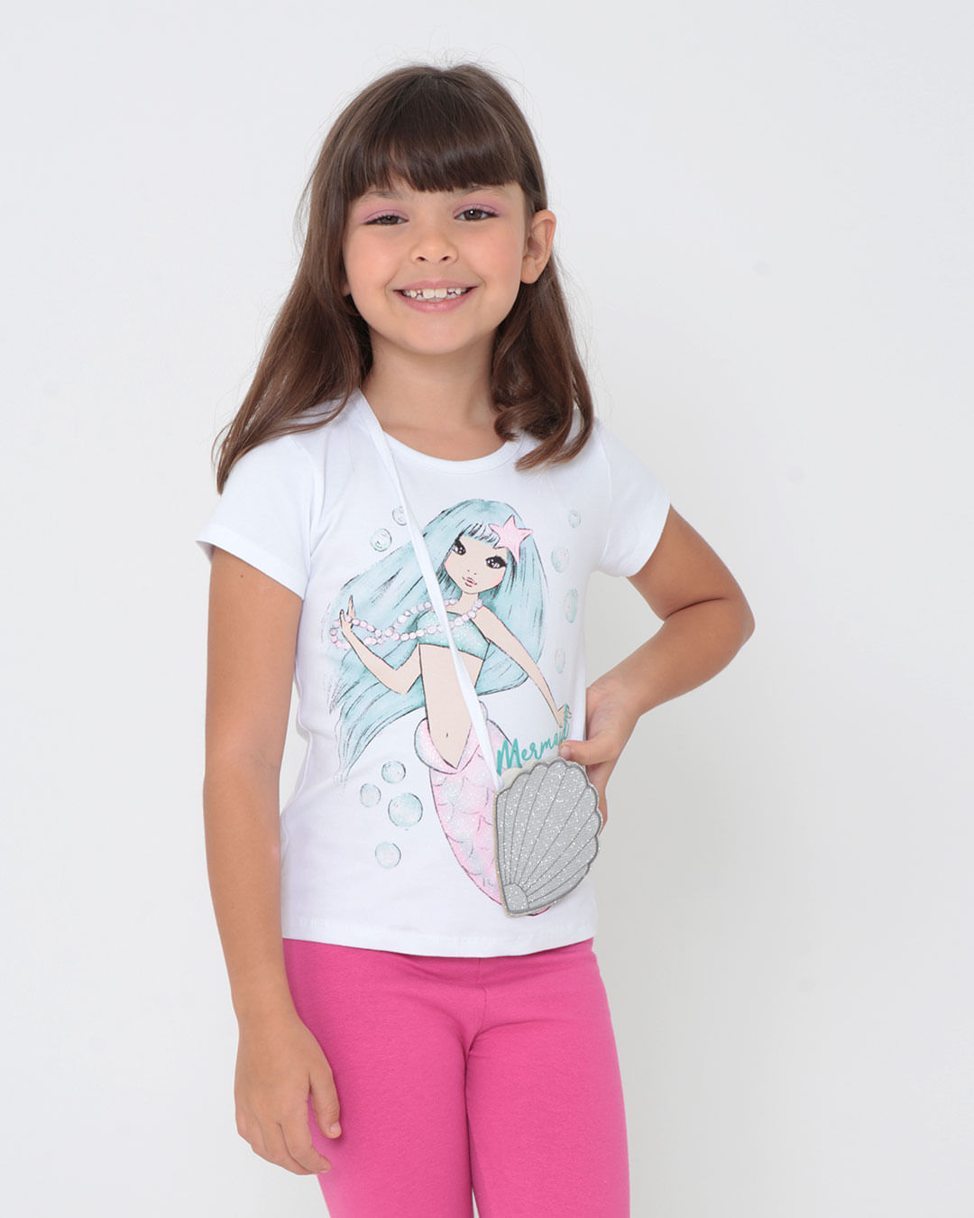 Blusa-Infantil-Estampa-Sereia-Branca