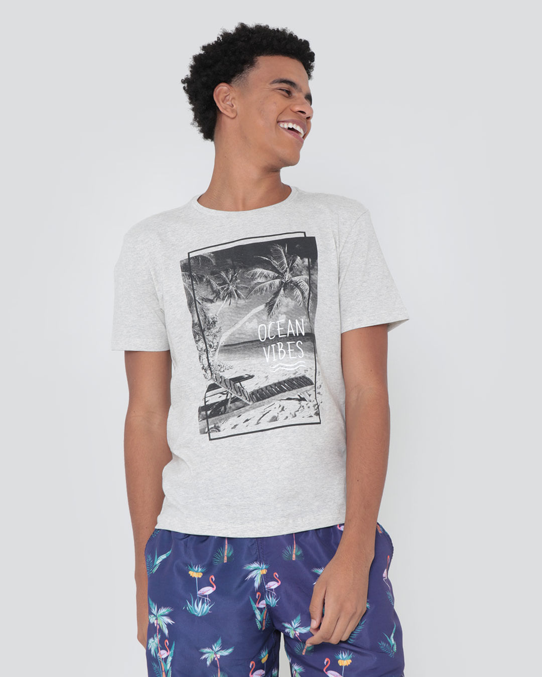 Camiseta-Estampada-Surf-Cinza-Claro
