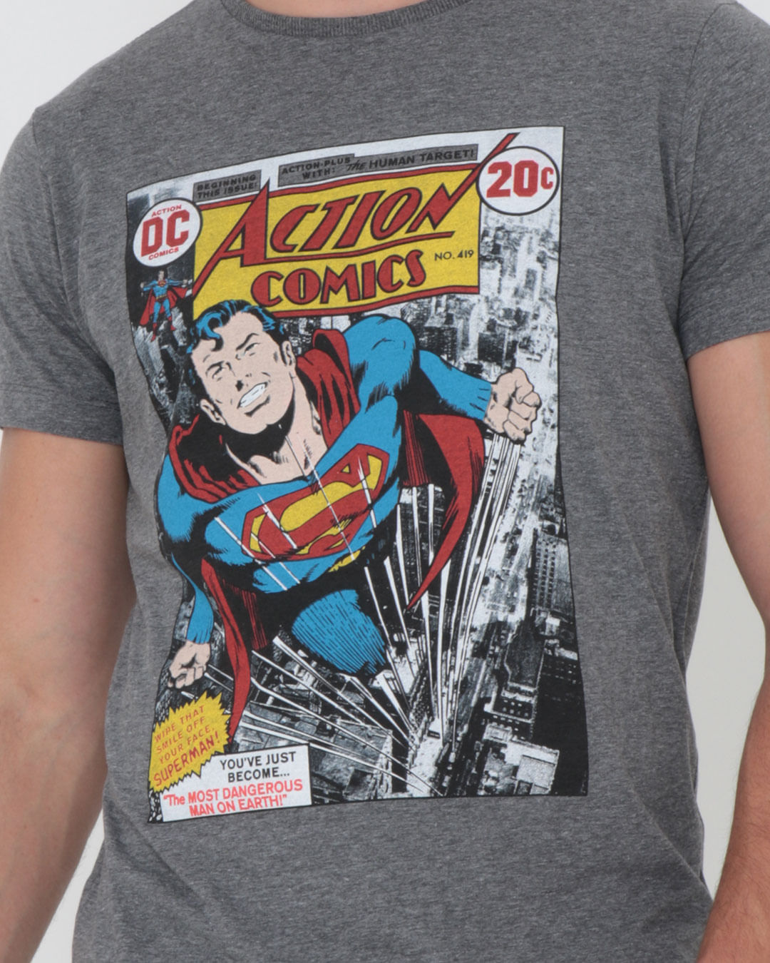 Camiseta-Wm020142-Superman---Cinza-Escuro