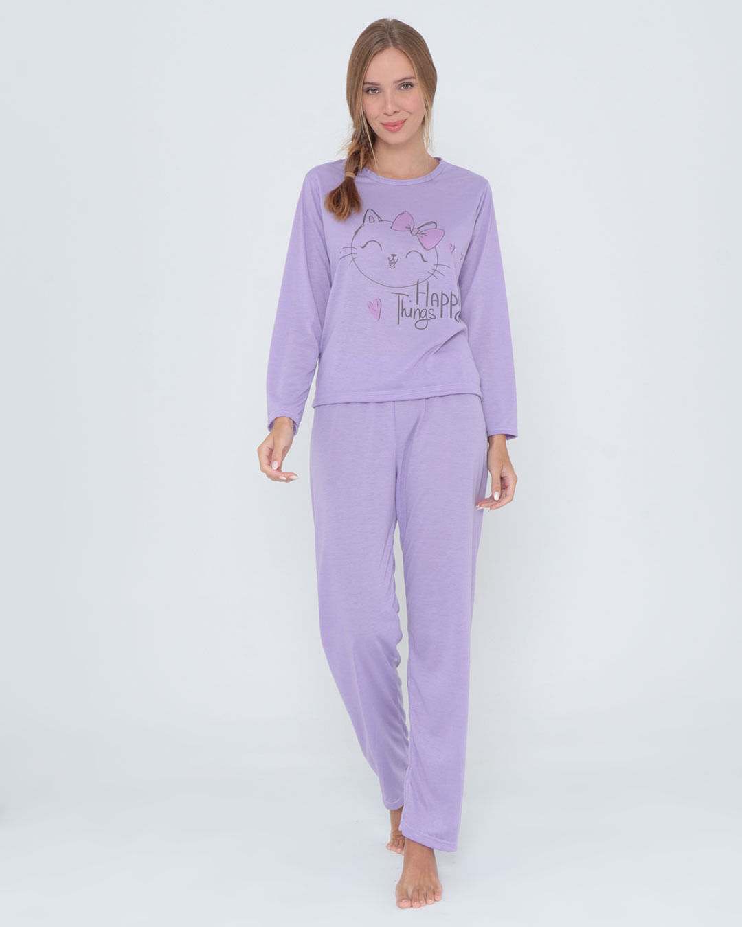 Pijama-Longo-Liso-Com-Silk7002---Lilas-Medio