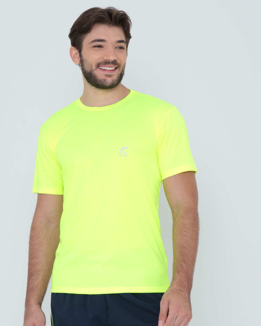 Camiseta-Mc-Bas01-Lisa-Dry-Amarelo---Verde-Neon