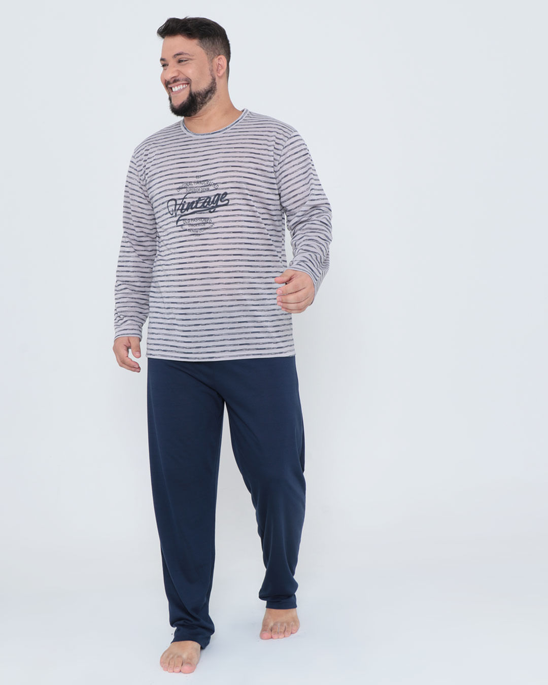 Pijama-Longo-Gola-Careca-Ref-67379---Marinho-Listrado