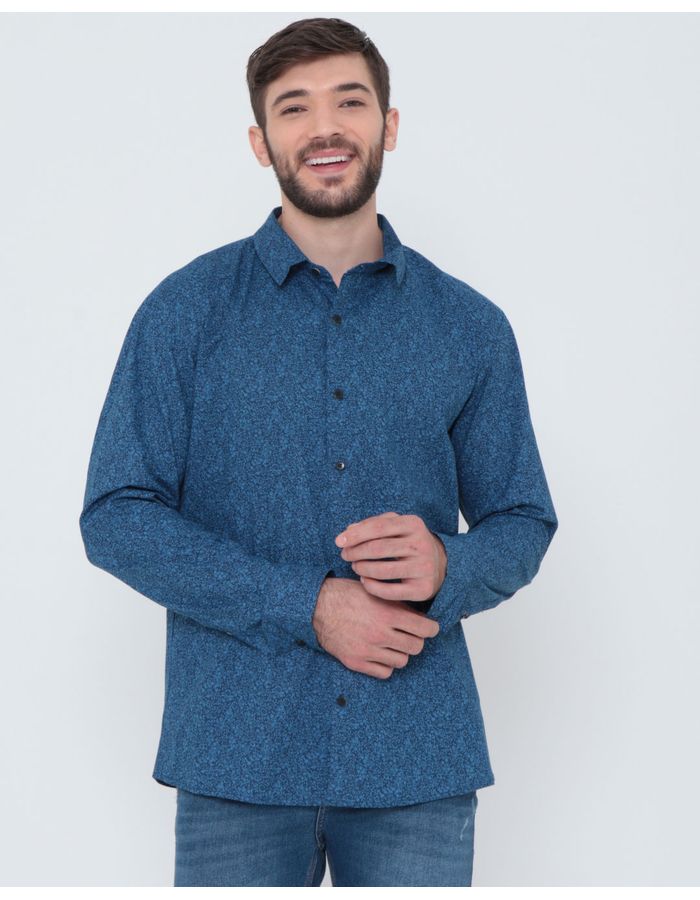 Camisa-V19mlg42-Ml-25---Azul-Medio