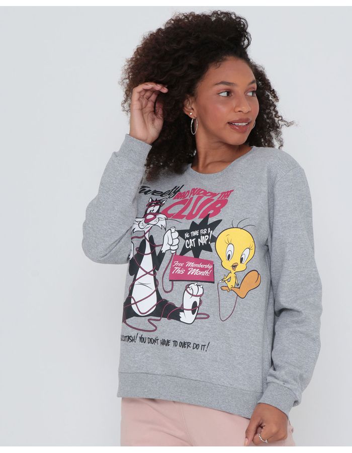 Moletom-Looney-Tunes-T44i21008-P3---Cinza-Claro