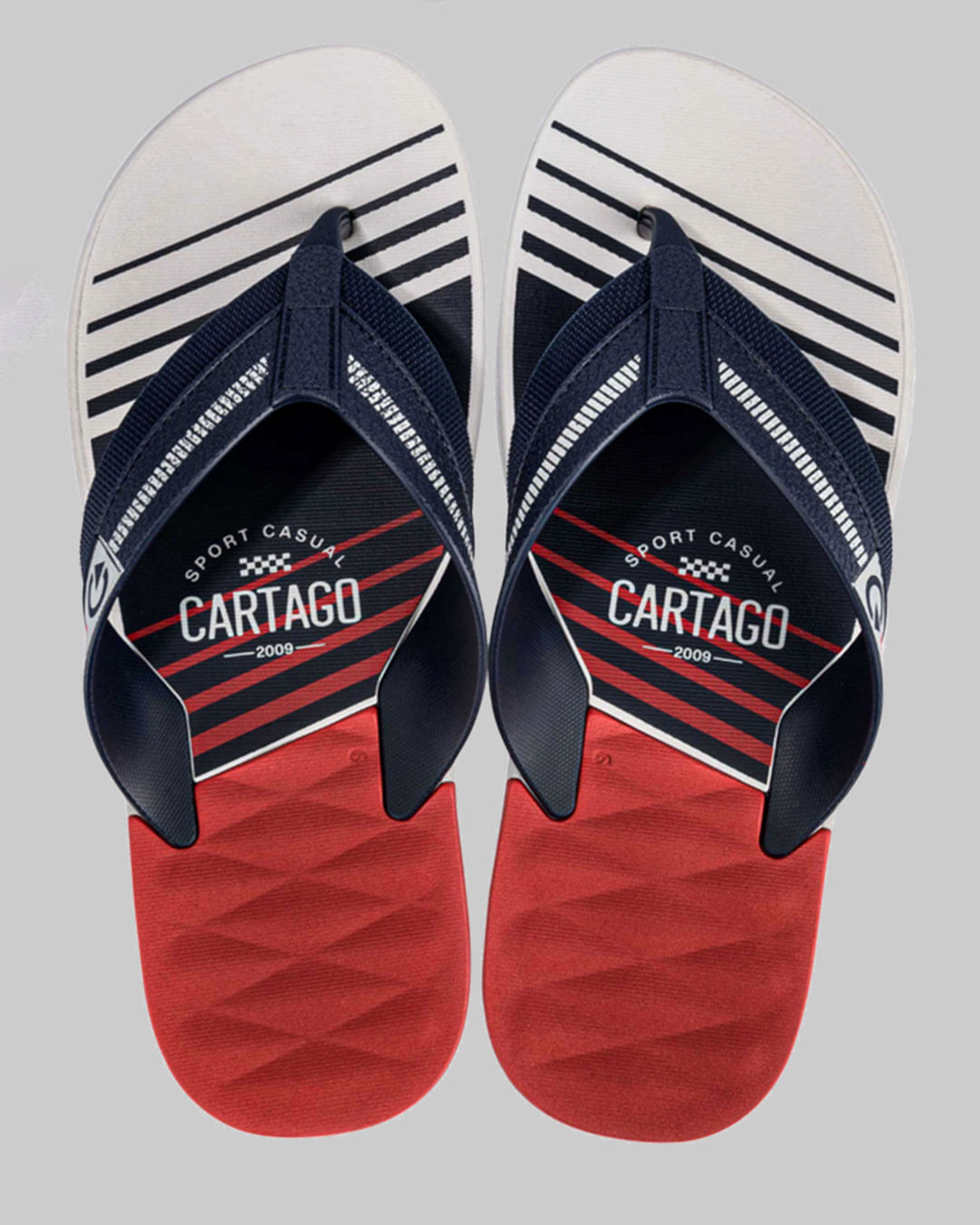 Chinelo-Masculino-Cartago-Estampa-Cinza