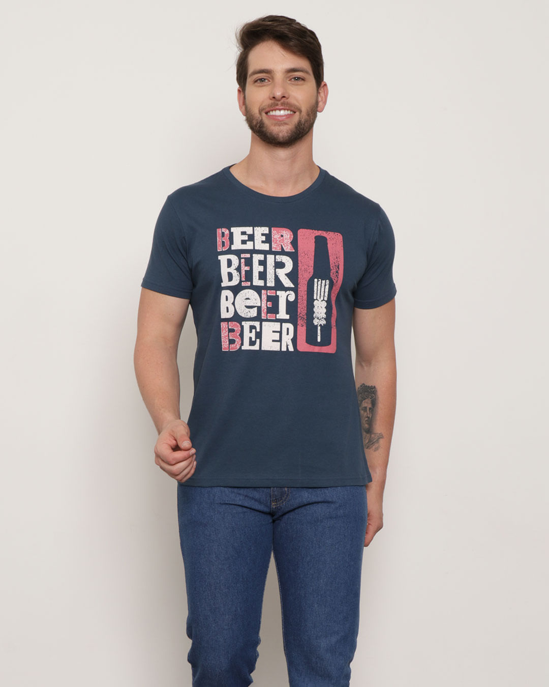 Camiseta-Masculina-Estampa-Cerveja-Marinho