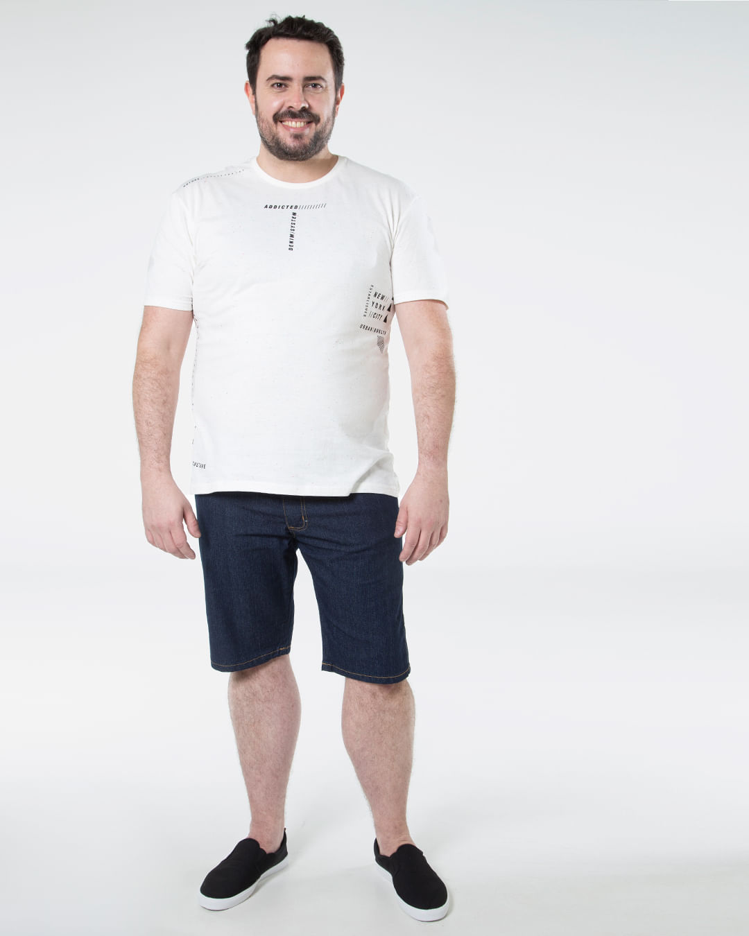 Camiseta-Masculina-Plus-Size-Mescla-Estampada-Off-White