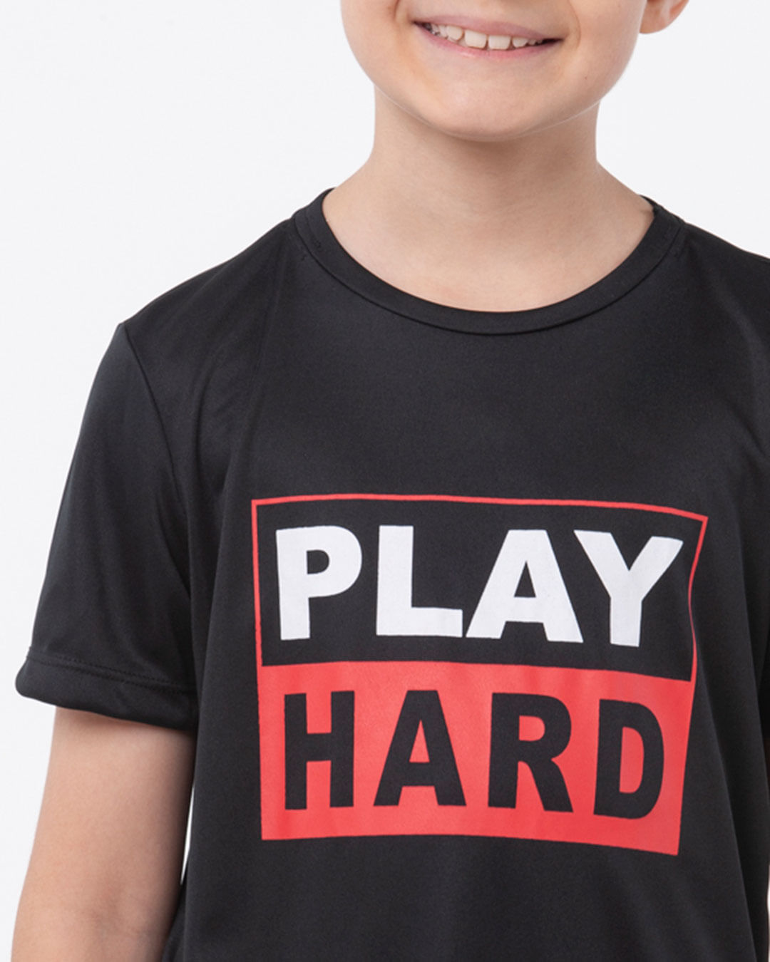 Camiseta-Infantil-Malha-Estampa-Play-Hard-Preta