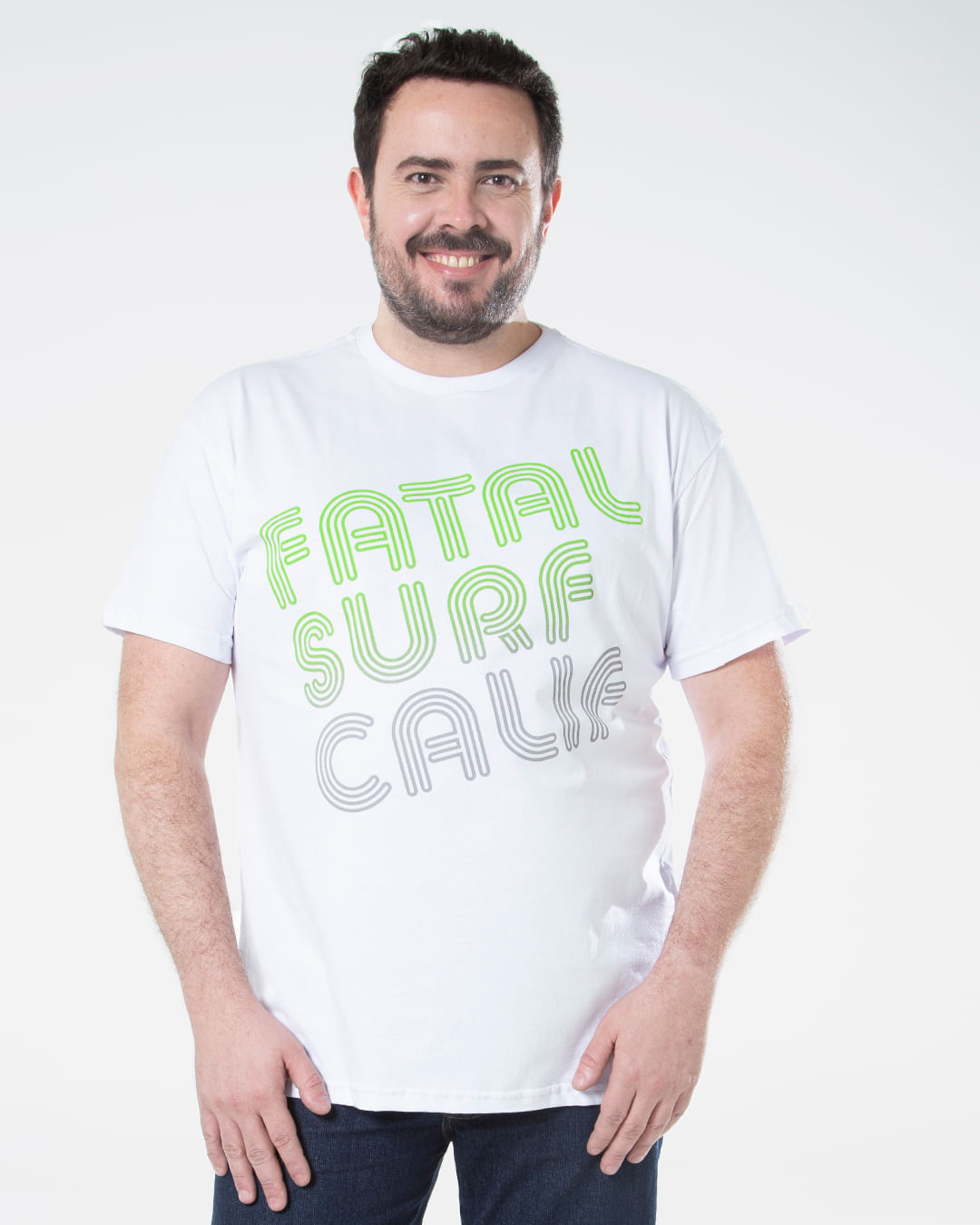 Camiseta-Masculina-Plus-Size-Estampada-Surf-Calif-Fatal-Branca