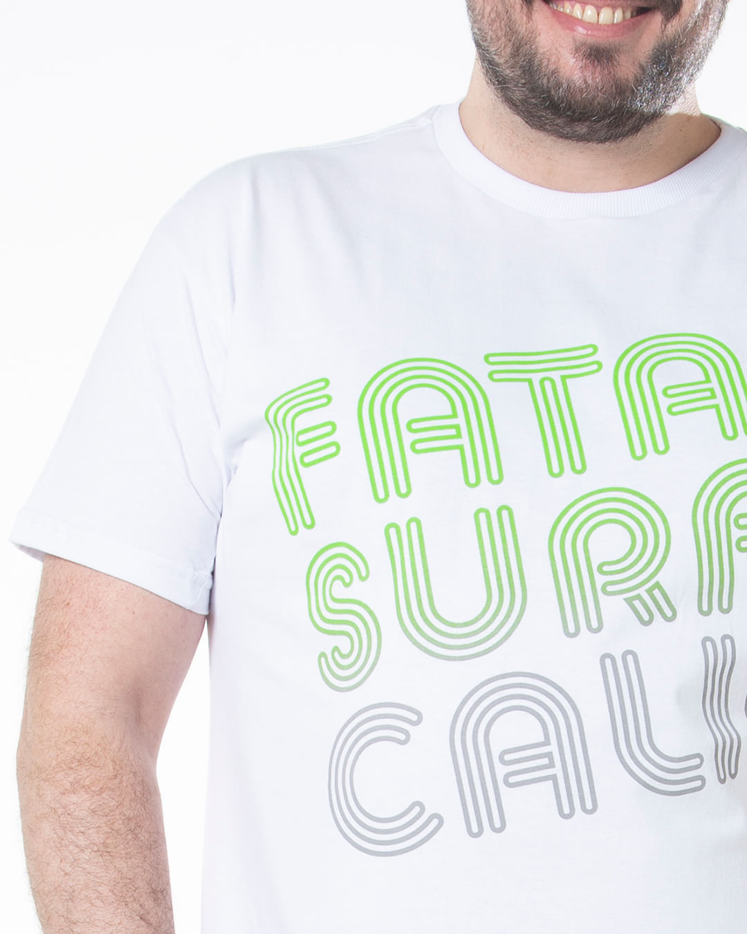 Camiseta-Masculina-Plus-Size-Estampada-Surf-Calif-Fatal-Branca