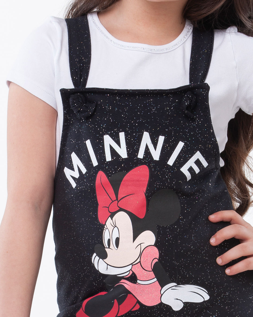 Salopete-Infantil-Babado-Minnie-Mouse-Disney-Preta