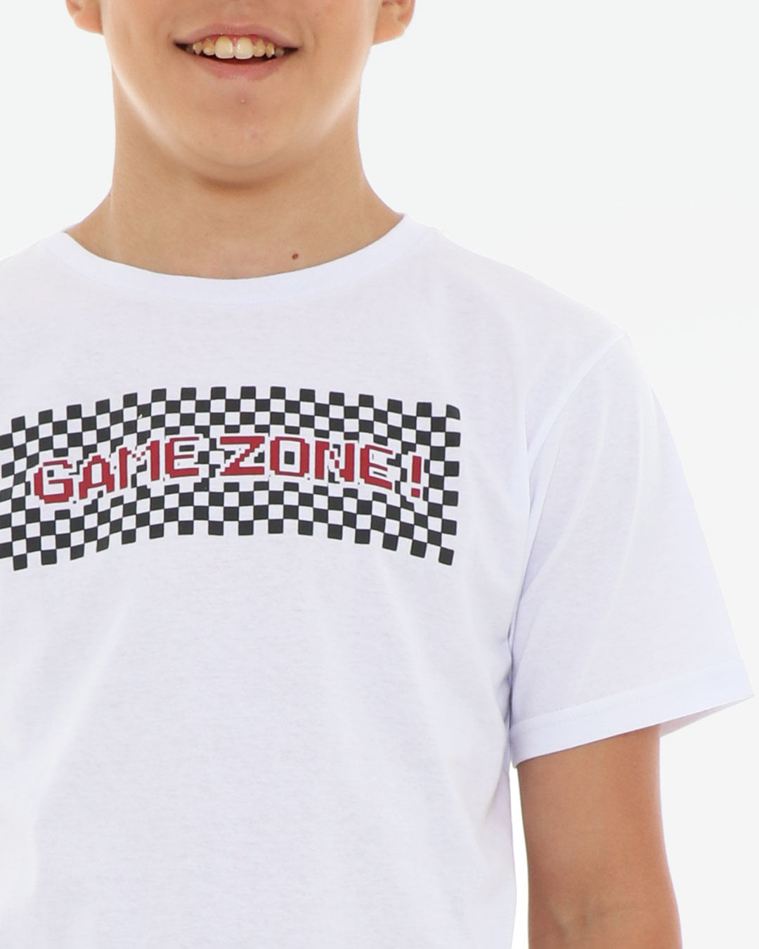 Camiseta-Juvenil-Manga-Curta-Game-Zone-Branca