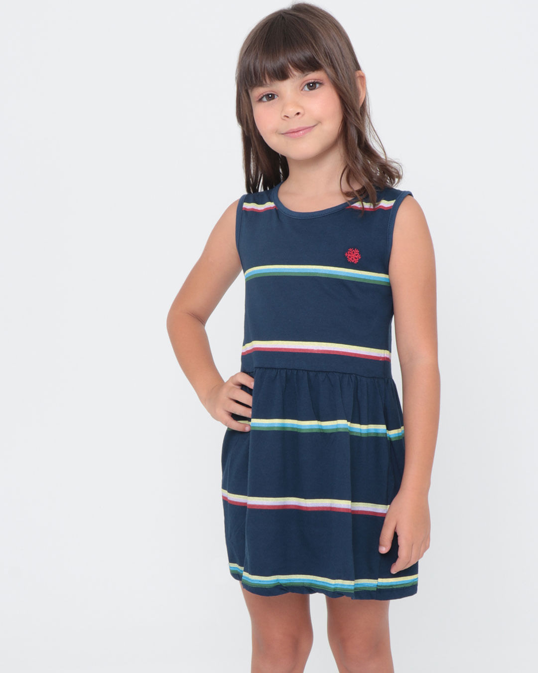 Vestido-Infantil-Regata-Estampa-Listras-Azul-Marinho