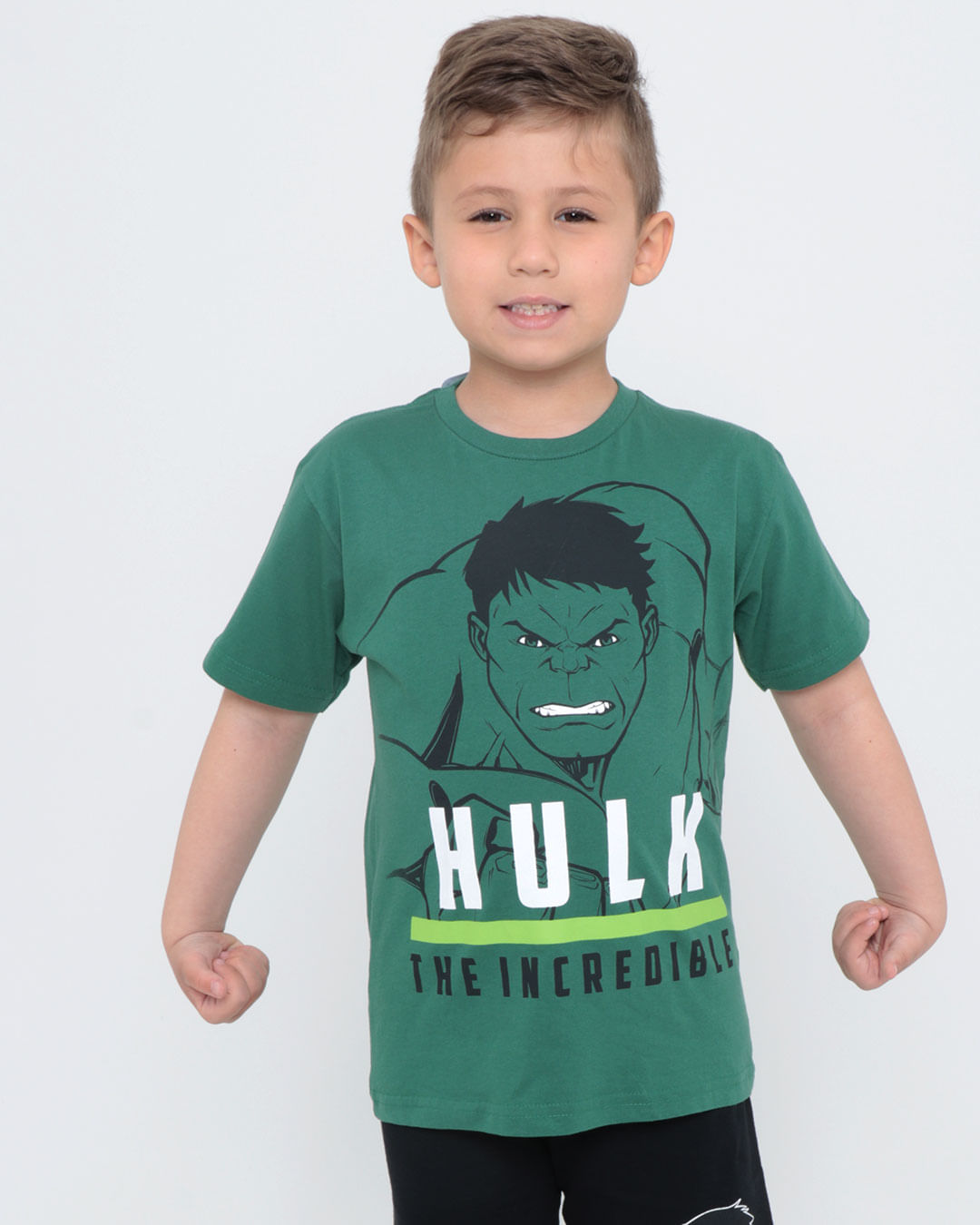 -Camiseta-Infantil-Manga-Curta-Hulk-Marvel-Verde-Escuro