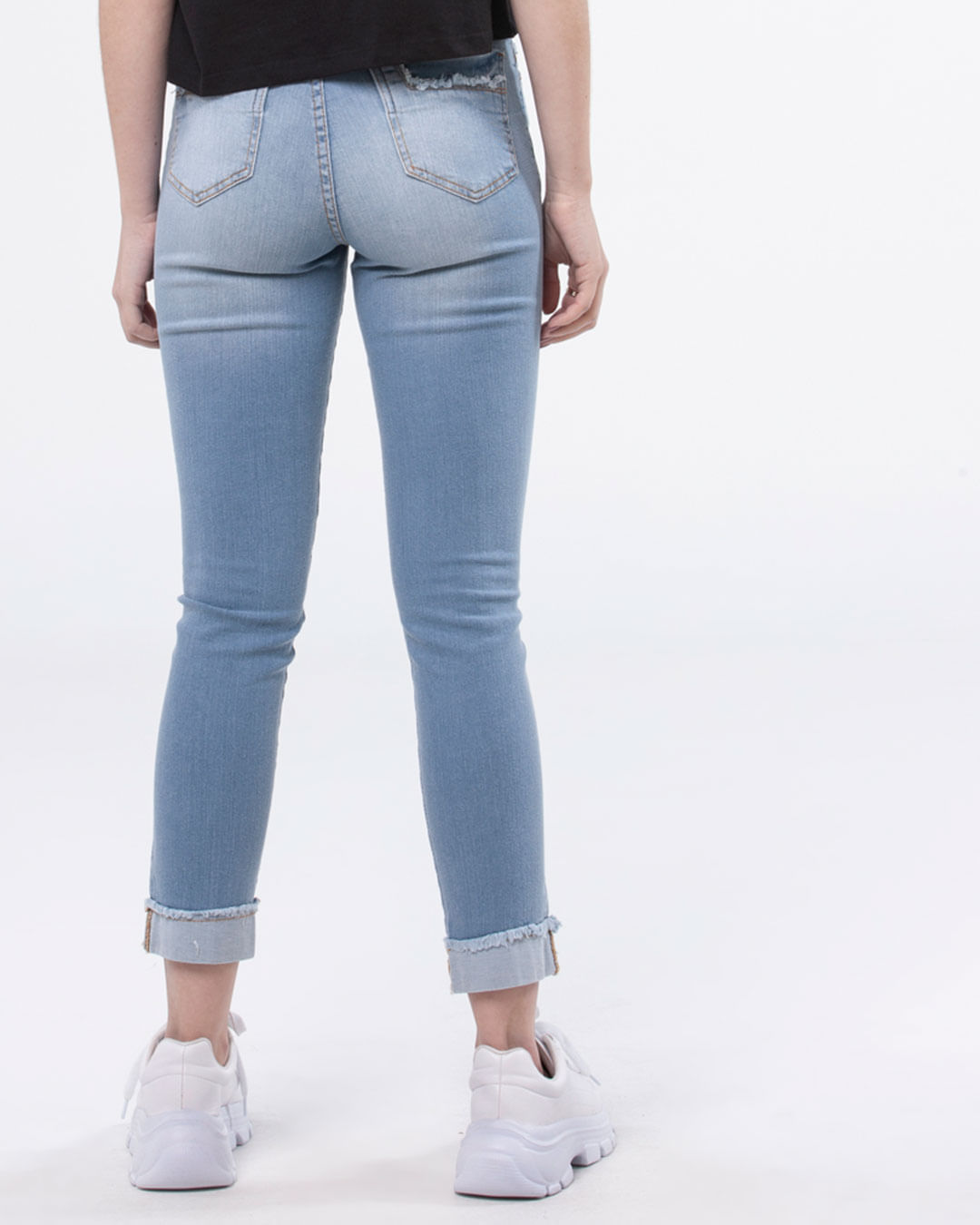 Calca-Jeans-Feminina-Destroyed-Azul-Claro