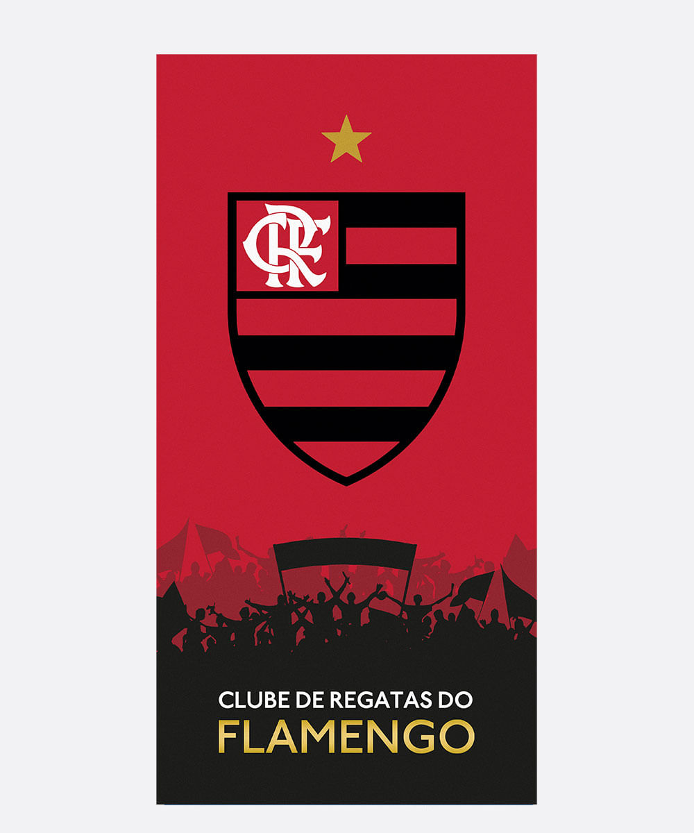 Toalha-Grande-Banho-Estampa-Flamengo-Dohler-Vermelha