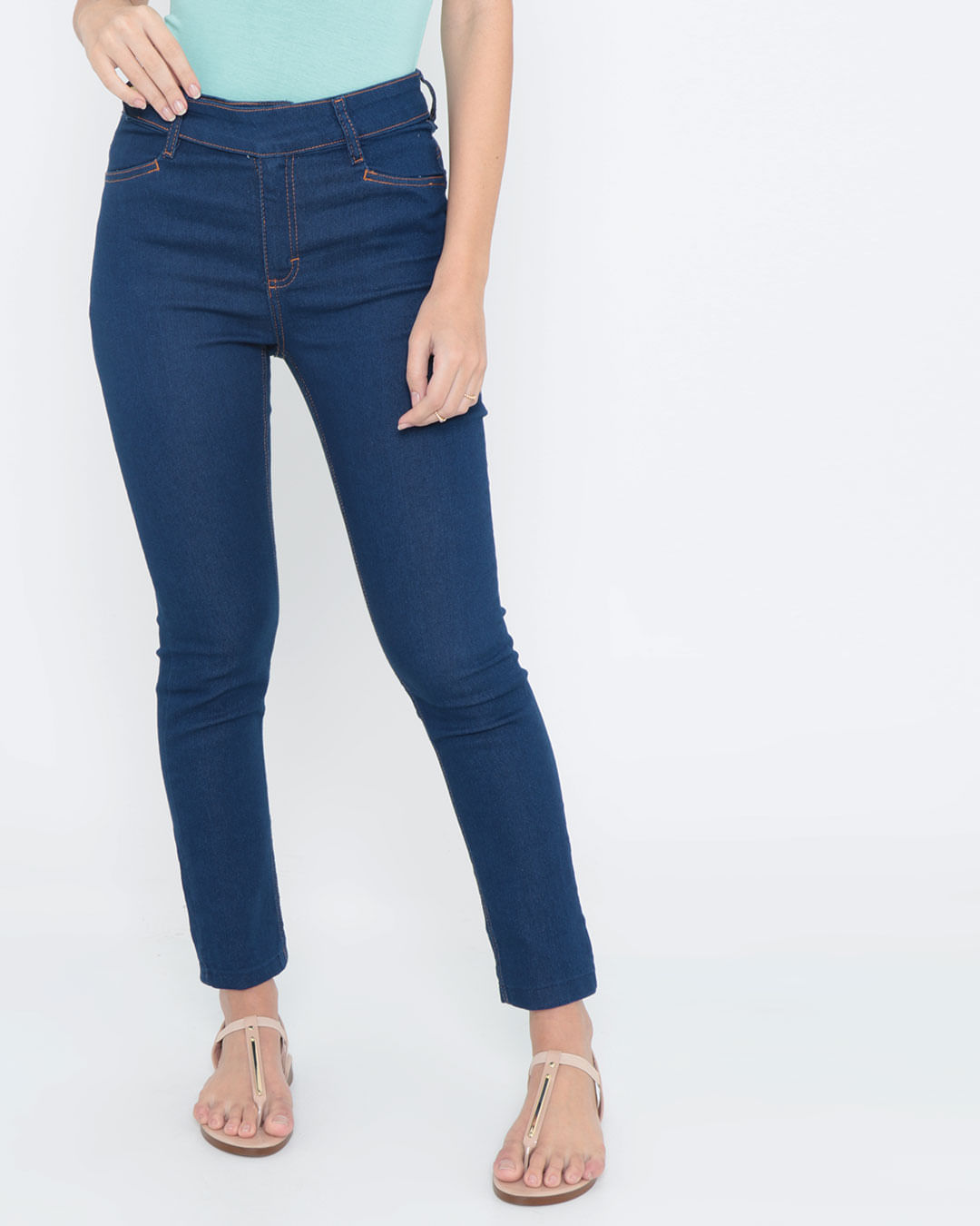 Calca-Jeans-Feminina-Cropped-Azul