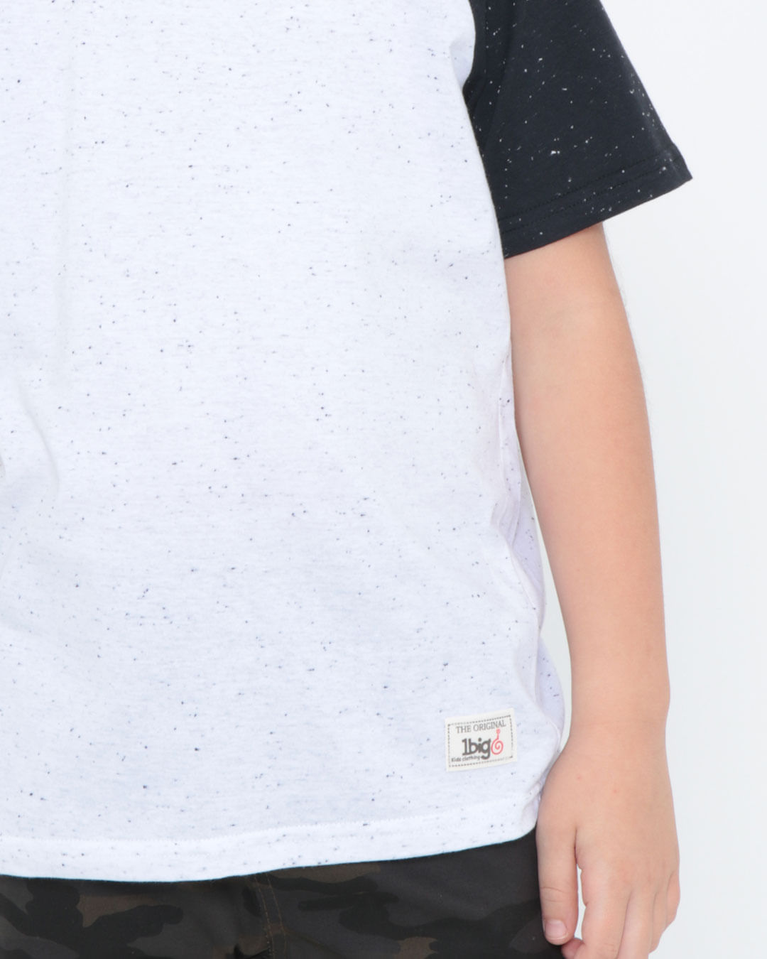 Camiseta-Infantil-Manga-Curta-Botone-Branca