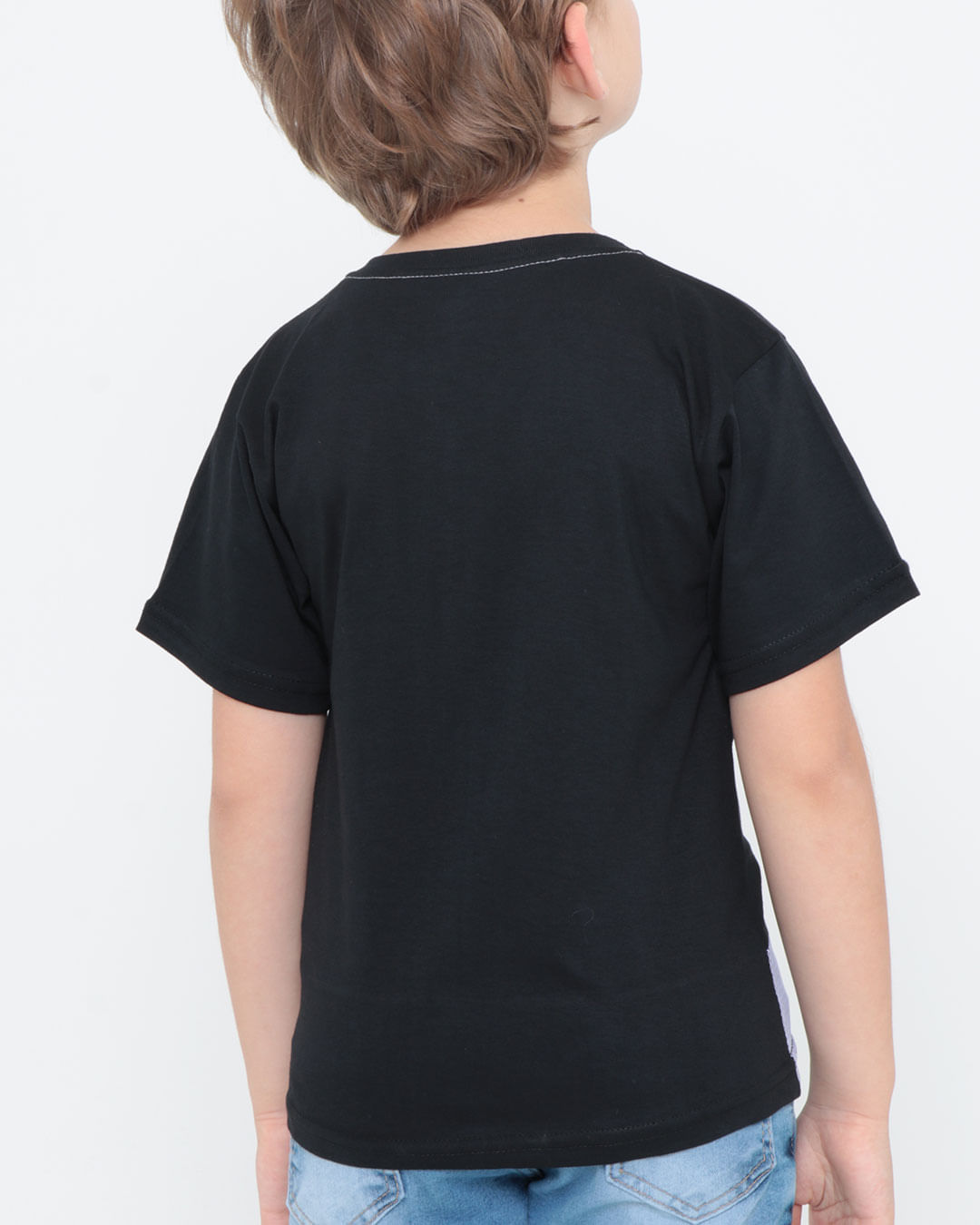 Camiseta-Infantil-Estampa-Athletic-Preta