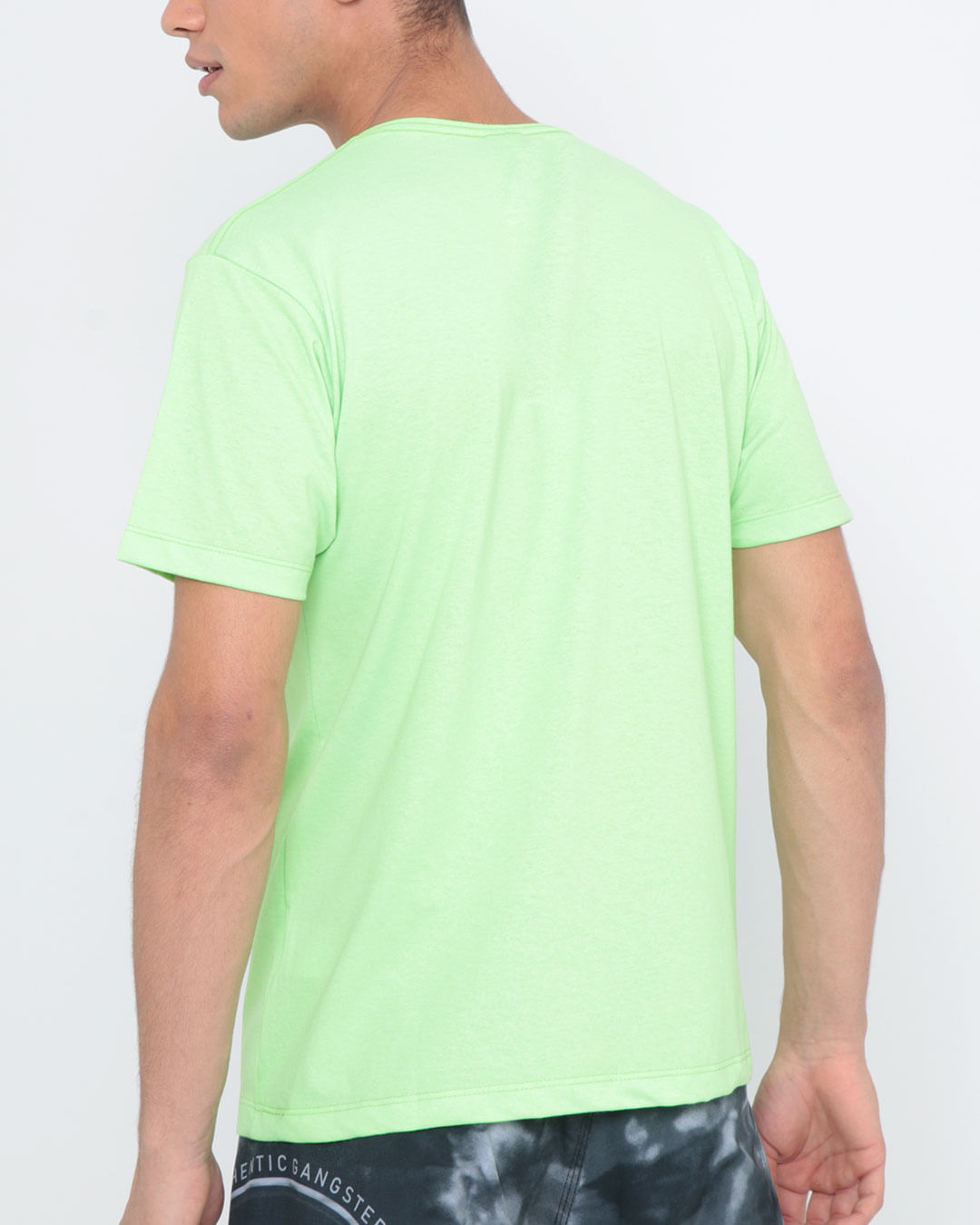 Camiseta-Basica-Lisa-Neon-Verde