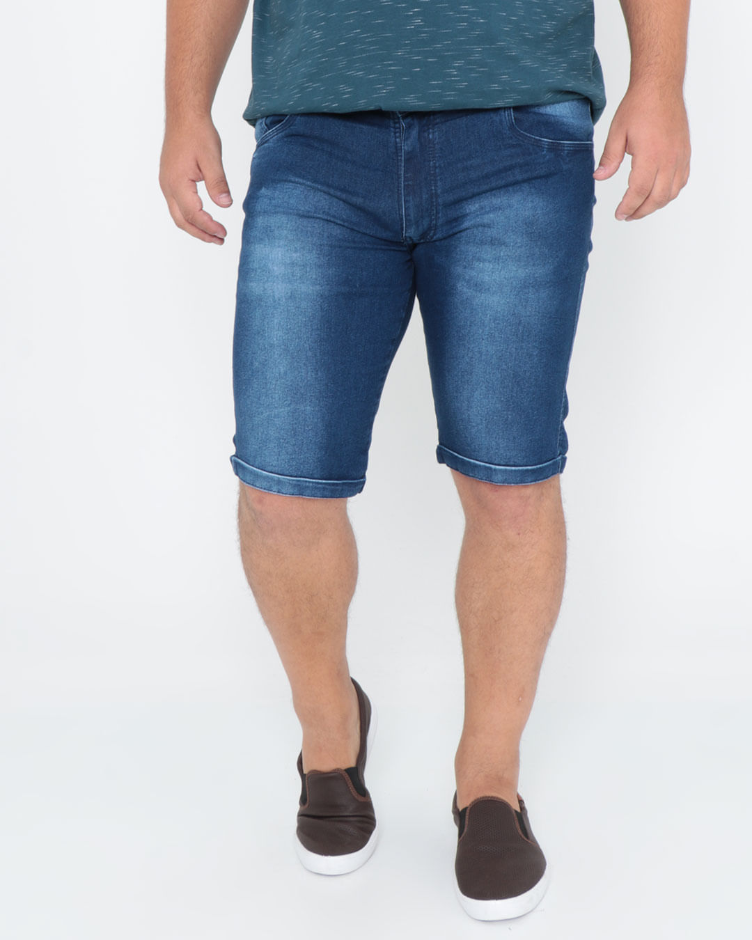 Bermuda-Jeans-Masculina-Plus-Size--Azul