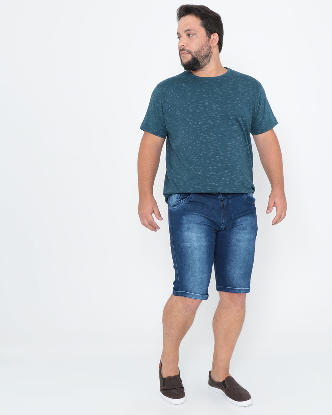 Bermuda-Jeans-Masculina-Plus-Size--Azul