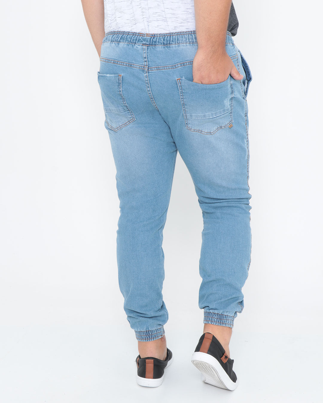 Calca-Jeans-Masculina-Plus-Size-Jogger-Azul