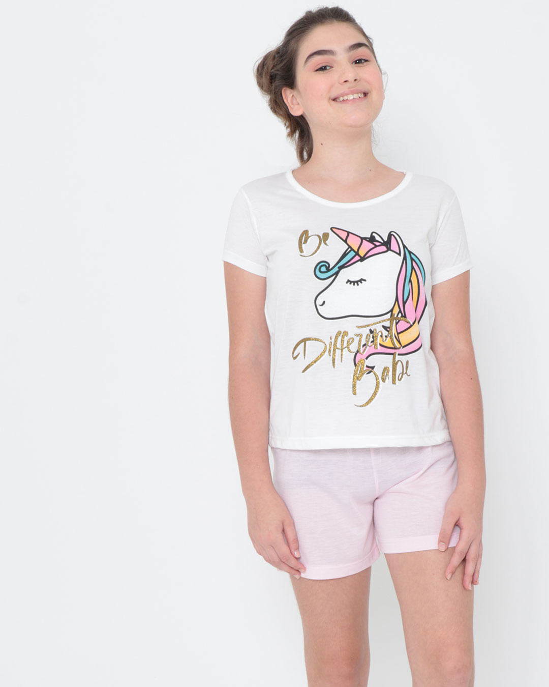 Pijama-Juvenil-Estampado-Unicornio-Branco